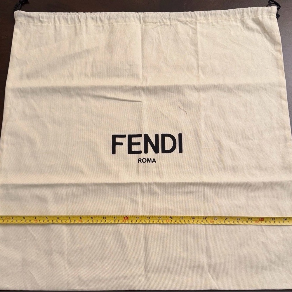 Fendi Cream Dust Bag 27”X 27”